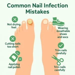 nail infection mistakes